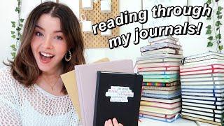 reading a YEAR of daily journal entries!! | 2022 recap (memories & moments list) | journal with me!