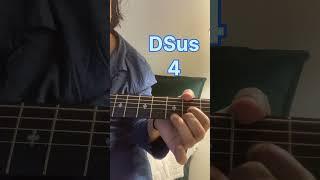 D Major chords / D sus 2 chords / D sus 4 chords #guitarcover #music #cover #sumitmalhotramusic