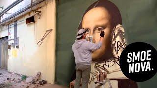 I paint MONA LISA with spray paint only! in 6 hours...