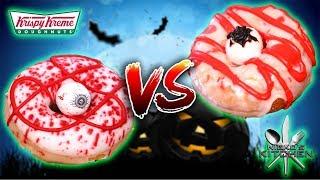 KRISPY KREME DONUTS vs HOMEMADE  SCARY Fast Food Facts! Halloween Edition 