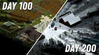 I Survived 1000 Days in Project Zomboid! Part 2 - 100:200