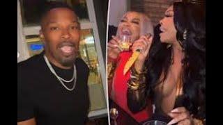 Jamie Foxx parties with twerking Phaedra Parks, Cynthia Bailey, Porsha Williams during night out