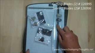 Stampin' Trimmer~ Quick tip for clean cuts with Dawn