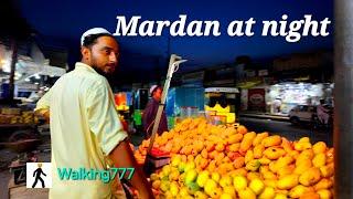 Mardan at night. Walking tour [ 4k/ Subtitles ]