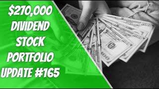 $270,000 Dividend Stock Portfolio Update #165 M1 Picks $100 Buy #fire #stockmarket #passiveincome