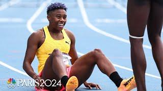 Devynne Charlton hangs on to win women's 100m hurdles at the NYC Grand Prix | NBC Sports