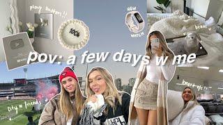 WEEK IN MY LIFE  unboxing youtube play button!! city trip w friends, new fitbit, kmart shop + more