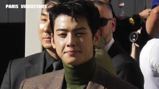 CHA EUNWOO ASTRO arrival @ Paris Fashion Week 24 june 2025 show Yves Saint Laurent YSL
