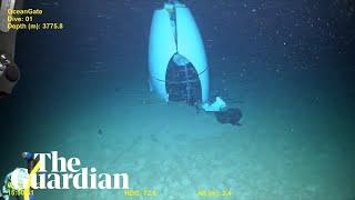 New footage shows wreckage of Titan sub on ocean floor