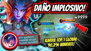 NEVER UNDERESTIMATE THE POWER OF KARRIE! KARRIE TOP 1 GLOBAL 90.2% WINRATE! | MOBILE LEGENDS