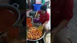 Proses pembuatan kripik Balado salsabila,  Bagi yg berkunjung ke padang ini oleh2ranah minang