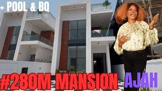 HOUSE FOR SALE IN LEKKI LAGOS NIGERIA: A LUXURIOUS 5BEDROOM TASTEFULLY FINISHED MANSION #280M