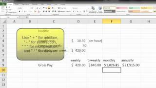 Basic Budget Spreadsheet