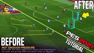 PES 2021 | You can't play a TRUE Gegenpress style without knowing this TIP! [Tutorial]