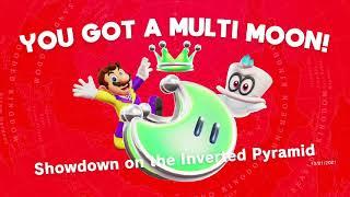 Super Mario Odyssey - Mario gets a multi moon, Showdown on the Inverted Pyramid (Nintendo Switch)