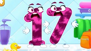 Save the Number 17 - Learn Numbers 123 - Numbers for Kids - Number 17