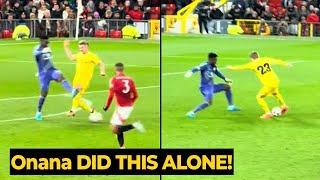 Andre Onana TOYED Bodo Glimt players as he did CRAZY clearance outside the box | Man Utd News