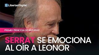 Serrat se emociona al oír a la princesa Leonor citar uno de sus versos en catalán