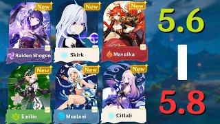 NEW! FULL 5.6 to 5.8 BANNER ROADMAP! ALL LEAKS & RERUNS FOR THE NEXT VERSIONS! - Genshin Impact