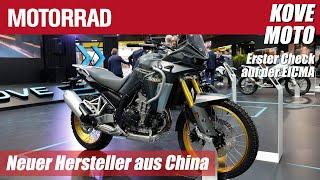 KOVE MOTO: Neuer Hersteller aus China auf der EICMA