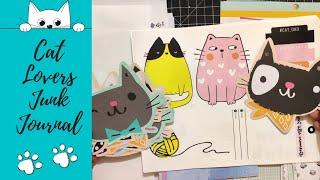 Cat Lover's Modern Junk Journal - Part 1 - Intro and Signatures Prep