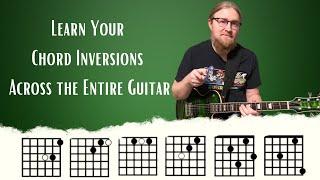 Learn How To Play ANY Inversion, ANYWHERE on the Guitar - Triads and Seventh Chords | Guitar Lesson