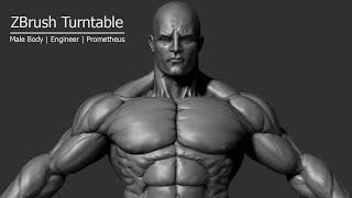 ZBrush : Male Body | Engineer | Prometheus