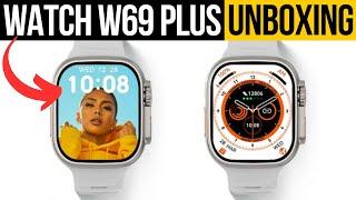 UNBOXING WATCH W69 PLUS - UM DOS MAIS PARECIDOS COM O APPLE WATCH ULTRA ORIGINAL.