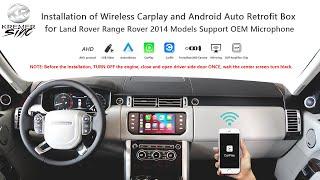 kSmart Box Wireless Carplay Installation for Land Rover Range Rover 2014 Model Wireless CarPlay