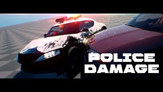 Rising Sun. Police car damage system UE5