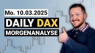 DAX startet bullisch in die Woche! | Meine DAX Morgenanalyse am 10.03.2025 Florian Kasischke