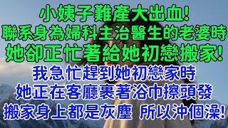 我：離婚吧！小姨子難產大出血需要身為婦科主治醫生的老婆時，她卻正忙著給她初戀搬家！我急忙趕到她初戀家，她正在客廳擦頭發，搬家身上都是灰塵，所以