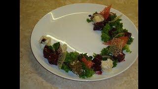 Салат из свеклы-просто пальчики оближешь/Салат з буряка/Beet Salad Recipe