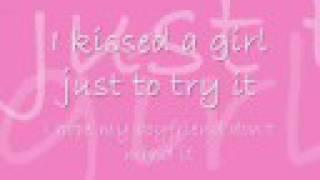 Katy Perry - I Kissed A Girl (Lyrics)