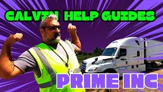 Calvin Tips and Tricks for New Prime Inc. CDL TRAINING