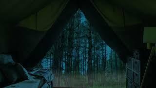 Sleep in 30 Minutes with Rain Sounds, Rain Sound on Tent - 30 Min Rain sounds for sleep