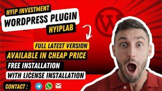 [Full Latest Version] HYIPLab - HYIP Investment WordPress Plugin (In Cheap Price)