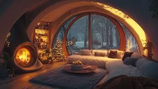 Cozy Living Room Screensaver with Chill Music - 1 HOUR - winter vibes ️