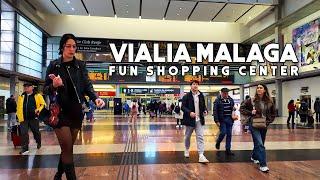 Vialia Malaga City Spain Fun Shopping Center | Train Station | Costa del Sol | Andalucía [4K]