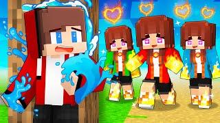 JJ Water LOVE CURSE - Maizen Minecraft Animation