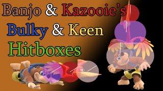 Explaining Banjo & Kazooie's bulky & keen hitboxes (Smash ultimate)