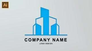 CÁCH THIẾT KẾ LOGO BẤT ĐỘNG SẢN BẰNG ADOBE ILLUSTRATOR - BUILDING LOGO | LOGO DESIGN