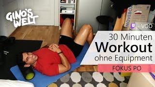 30 Minuten Po Workout zum Mitmachen | Gino Singh Homeworkouts