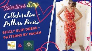 Sicily Slip Dress Pattern Review & Collaboration with TIMA by FK - Valentines Day special