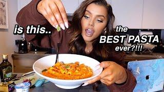 COOK WITH ME!! Gigi Hadid’s *viral* pasta recipe!! | Rach Leary