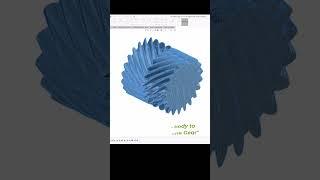 Designing herringbone gear using spur gear in Solidworks #automobile #design #engineering #mechanic