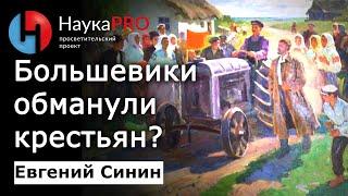 Большевики обманули крестьян? Земельная политика и коллективизация – Евгений Синин | История СССР