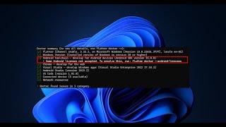 How to fix the Android licenses not accepted error | flutter doctor command error | 2024 tutorial.