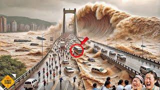 US now: Tsunami hits Santa Cruz, California, dam collapses, ships capsized and adrift