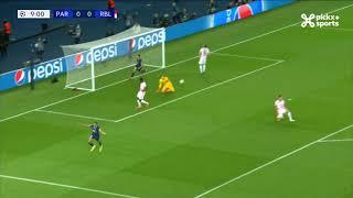 Champions League 19/10/2021 / Goal Mbappe against RB Leipzig